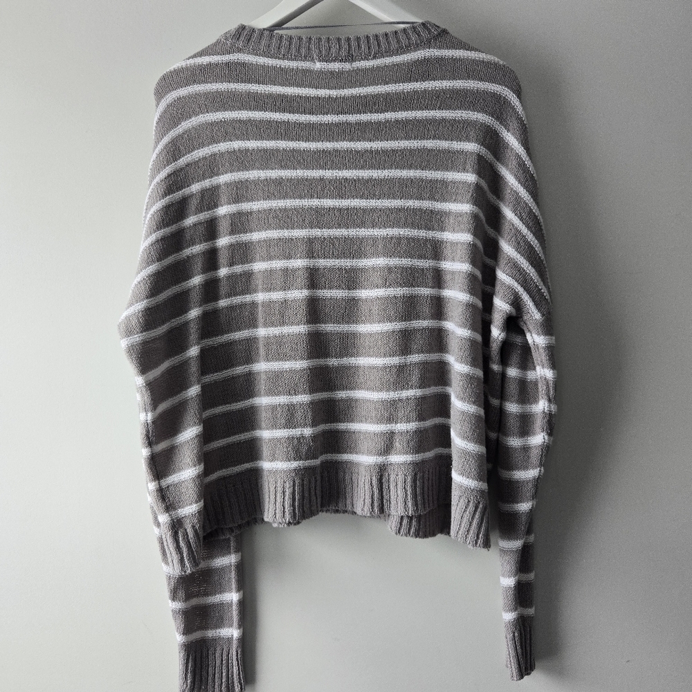 SO Sweater Women's Soft Acrylic Long Sleeve Striped XL - Picture 2 of 8